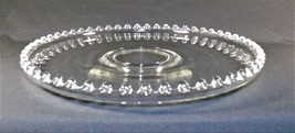Vtg. Imperial Candlewick Glass Serving Platter Upturned Edges 12 1/4&quot; Diameter - £7.94 GBP
