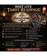Host Live Tarot Reading Event - $150.00+
