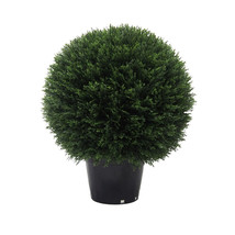 UV Cedar Ball Everyday Topiary in Pot - 20 in. - £154.95 GBP