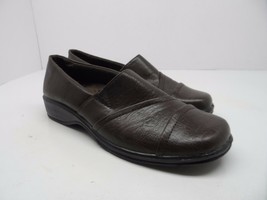 Easy Street Women&#39;s Galaxy Slip On Brown Burnished/Gore Size 6.5 M - £11.38 GBP