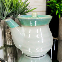 Green Traditional Japanese Tenmoku Glazed Porcelain Vinegar Soy Sauce Dispenser - £22.32 GBP