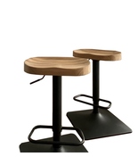 SEAT4U Bristol Swivel Height Adjustable Bar Stool Set(2pcs) - $329.00