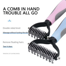 Dog Cat Hair Removal Comb Pet Long Hair Short Hair Pet Grooming Care Brush Trimm - £7.47 GBP+