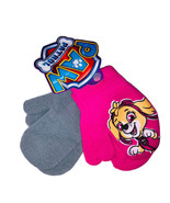 Childs Paw Patrol Winter Pink and Gray Mittens Set Of 2 Pairs Girls Nick... - £6.95 GBP