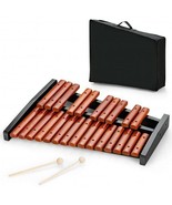 25 Notes Xylophone Wooden Percussion Educational Instrument with 2 Malle... - $137.49
