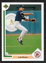 Boston Red Sox Luis Rivera 1991 Upper Deck #182 ! - £0.38 GBP