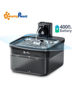 DownyPaws 2.5L Automatic Stainless Steel Cat Water Fountain 4000mAh Wire... - $72.00