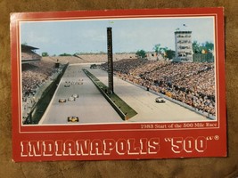 Vtg Postcard 1983 Start Of Indianapolis 500, IN, Auto Racing - £3.92 GBP
