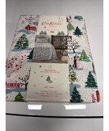 Cath Kidston London Christmas Scene SHINE BRIGHT CREAM Twin Sheet Set 3 - $81.76 CAD