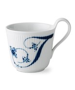 ROYAL COPENHAGEN Letter “T” ALPHABET MUG Blue Fluted 11 oz. New/Box! - $75.00