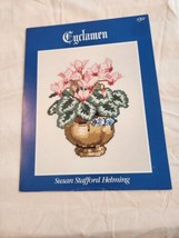 Cyclamen Cross Stitch Pattern Susan Stafford Helming - £3.35 GBP