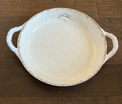 Tommy Bahama Large Salad Serving Platter  Melamine Off White New 14&quot; NWT - £27.39 GBP