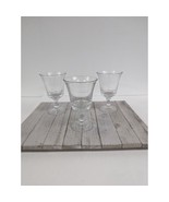 Set of 3 Vintage Fostoria Century Ice Tea Glasses Goblets Elegant Clear ... - £19.95 GBP