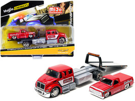International DuraStar Flatbed Truck and 1987 Chevrolet 1500 Pickup Truck with B - £27.06 GBP