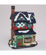 Vintage Victorian Toy Shop Christmas Village Building Snow Chimney Colle... - €20,06 EUR