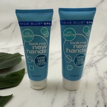 Bath and Body Works True Blue Spa Look Ma New Hands Renewing Lotion 2.5oz Small - $49.49