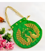 New Traditional Pack of 2  Ethnic Women Potli Clutch Bag Handbag - $29.78