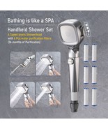 SET 8Pcs 4 Speed Level Pressurized Showerhead + 6 Pcs Water Purification... - $48.00