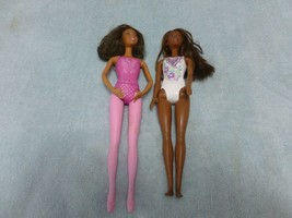 Barbie Mattel dolls bathing suits 2 African American  barbie - $11.88