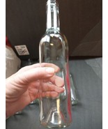 6 New 375 ml Clear Bottles W/ Punt ,For Wine , Vinegar, Oils, Crafts, Fo... - £12.45 GBP