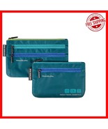 Elegant Travel Essential Set of 2 RFID Shielded Currency &amp; Passport Orga... - $555.64 MXN