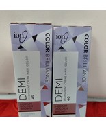 2X Medium Golden Brown Ion Intensive Shine Demi Permanent Crème Hair Col... - $187.74 MXN