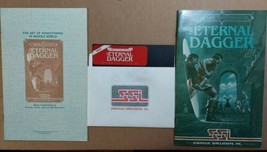 Vintage Software Apple II IIe IIc IIgs Game THE ETERNAL DAGGER SSI - $49.49