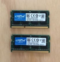 Crucial 16GB 2x8GB DDR3L-1600 SODIMM 1.35v CT2KIT102464BF160B Crucial Re... - $103.66
