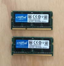 Crucial 16GB 2x8GB DDR3L-1600 Sodimm 1.35v CT2KIT102464BF160B Crucial Reta New - $103.66