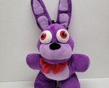 Five Nights At Freddy&#39;s FNAF Bonnie Purple Bunny Rabbit Plush Backpack HTF! - $93.95