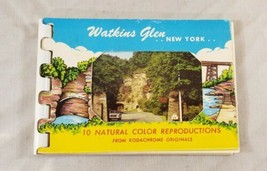 Vtg Watkins Glen NY Natural Color Reproductions Kodachrome Originals Souvenir  - £3.88 GBP