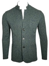 Maurizio Baldassar men winter mouline soft jacket in GREEN/NAVY - size IT 58/3XL - £283.01 GBP