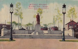 McKinley&#39;s Monument McKinley Park Chicago Illinois IL 1911 Postcard D20 - $2.99