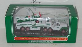2012 HESS TOY Miniature Truck and Airplane NIB - $29.65