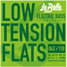 LaBella LTF-5A Low Tension Flat Wound 5-String Bass Set - $59.99