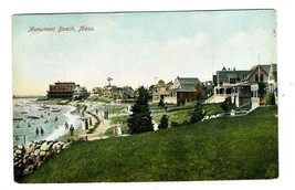 Monument Beach Massachusetts Postcard Metropolitan News Printed in Germany - $11.88