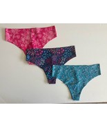 3-Pack AQUA Intimates Microfiber Thong Panties Multicolor Size SMALL NWT - $374.94 MXN