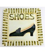 Black High Heel Shoes American Atelier At Home Plaque 5472 9&quot; Sq Decor - $226.98 MXN