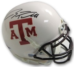 Ryan Tannehill signed Texas A&M Aggies Authentic White TB Schutt Mini Helmet- Up - $108.95