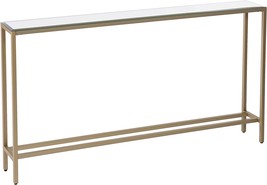Southern Enterprises Darrin Narrow Long Console Table, 56&quot; W, Gold - £94.11 GBP