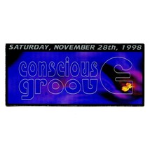 Conscious Groove 1998 Bi-Fold Rave Flyer 90s Los Angeles Electronic Danc... - $29.70