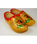 Hand Crafted Decorative Wooden Shoes From Holland Size 38/39 25cm Marked VZ - £15.90 GBP