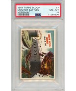 1954 Topps Scoop Monitor Battles Merrimac #7 PSA 8 P1382 - $295.84 CAD