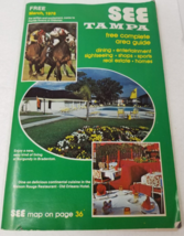 Florida Downs at Oldsmar Tampa Booklet 1978 March Florida Burgundy Brade... - $18.95