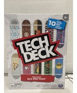 Tech Deck DLX Pro Pack 10 Boards Included Skate Fingerboard Toy Spin Mas... - $201.03 MXN