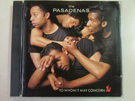 THE PASADENAS TO WHOM IT MAY CONCERN 1988 UK PRESS CD DANCE ELECTRONICA ... - £5.06 GBP