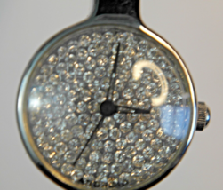 ANDROID USA Mini Star Quartz All SS Pave Crystals Women&#39;s Wristwatch - Rare - $64.35
