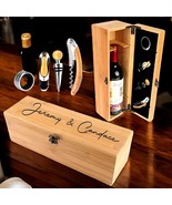 Wine Box - Wooden wine box - Personalized wine box - Realtor Gift -R4 - $748.09 MXN+