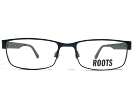 Roots Brille Rahmen RT643 Blu Matt Blau Rechteckig Voll Felge 54-17-135 - $49.54