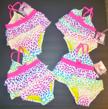 Joe Boxer Infant Girls 2 Piece Tankini Swimsuit Various Patterns 12M or ... - $17.99